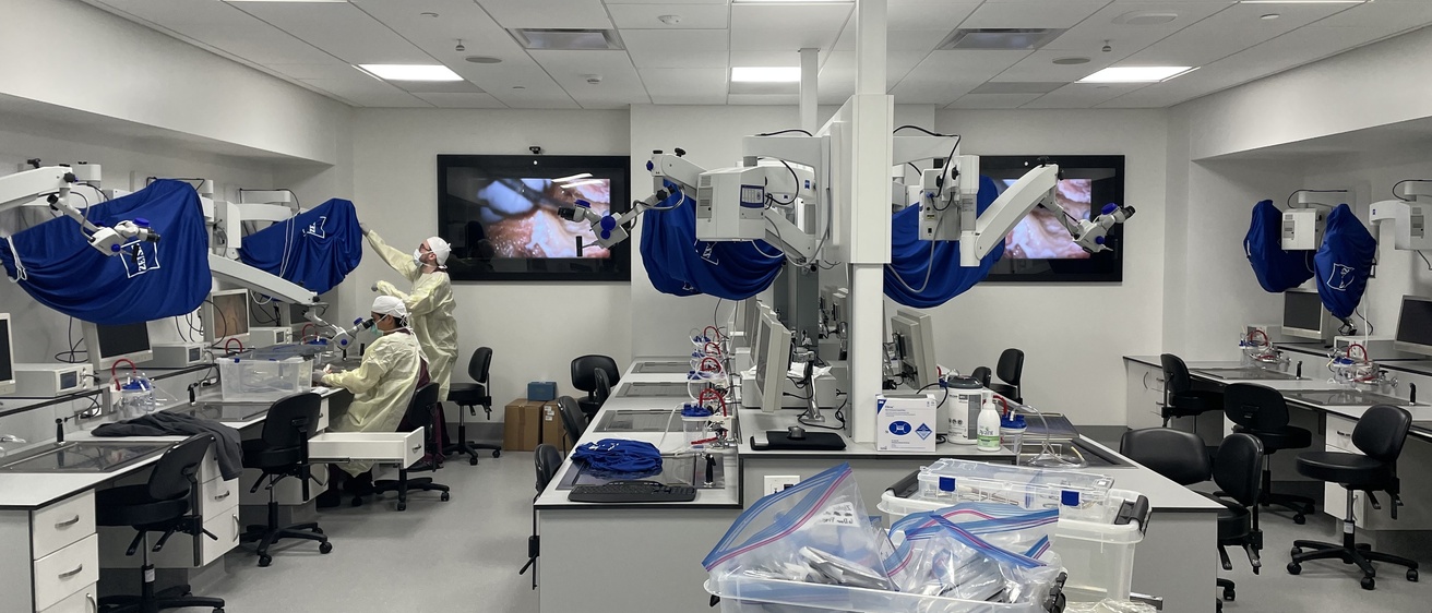 Bioskills Lab with sixteen stations